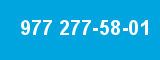 977 277-58-01 977 277-58-01